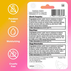 ChapStick next to coin illustrating size and pocket-friendly convenience
