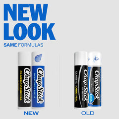 ChapStick Moisture SPF 15 stick open showing sunscreen protection details