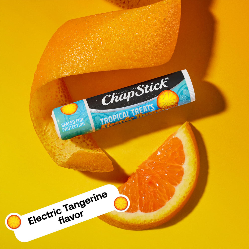 ChapStick Zingy Watermelon stick showing balm tip and refreshing aroma