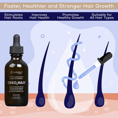 Charismo Dekohair being applied to scalp to support root volume