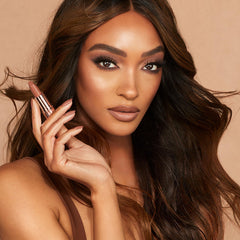 Charlotte Tilbury open tube angled view revealing color payoff and design
