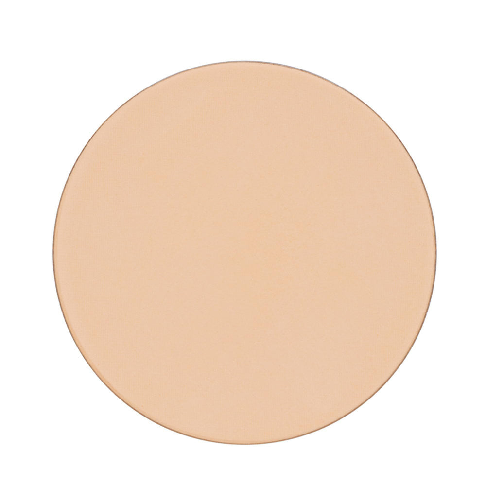 Charlotte Tilbury compact front showing refill and clean finish benefit