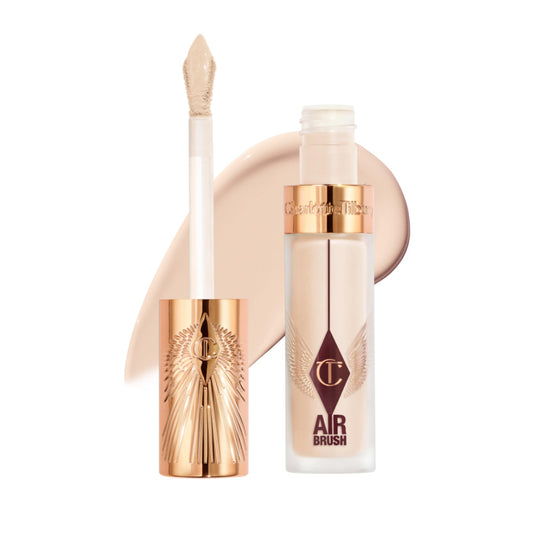 Charlotte Tilbury concealer front shot showing sleek packaging and product benefit