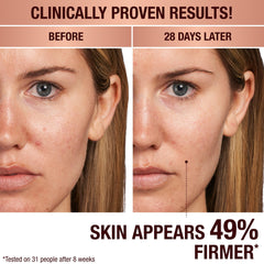 Charlotte Tilbury dropper dispensing clear elixir, demonstrating precise application and efficient use