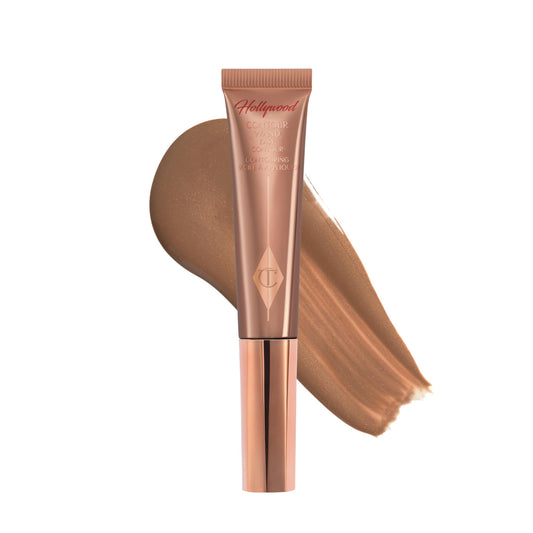 Charlotte Tilbury front product tube showing sleek packaging and easy sculpting