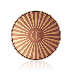 Charlotte Tilbury label close-up highlighting ingredients and accurate shade info