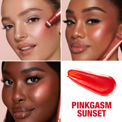 Charlotte Tilbury cushion applicator closeup for even product delivery benefit
