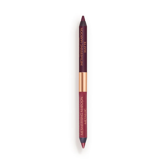 Charlotte Tilbury front packaging showing dual-ended eyeliner for easy travel and style