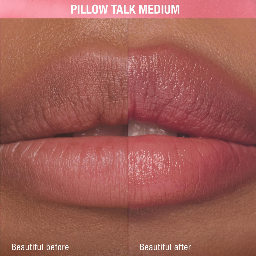 Charlotte Tilbury swatch on arm showing Pillow Talk Medium personalized color