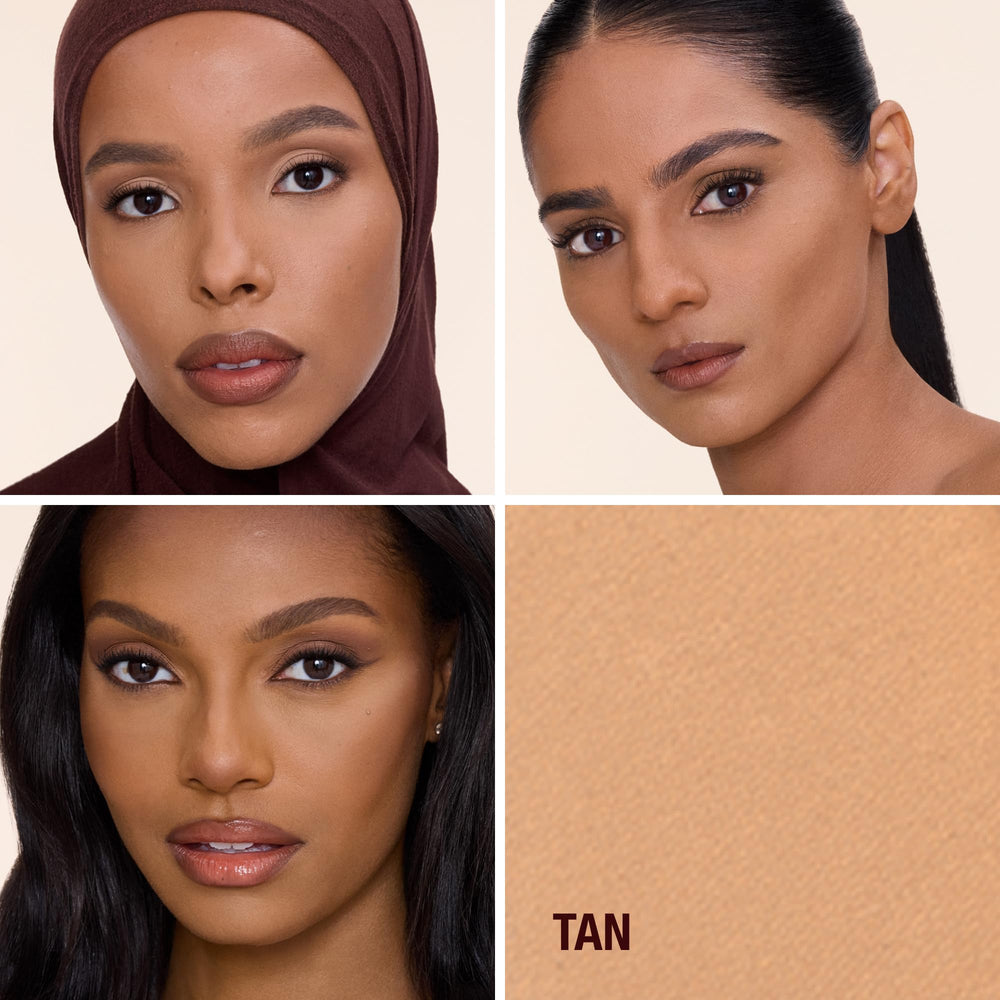 Charlotte Tilbury powder texture close-up reveals ultra-fine finish for blur effect