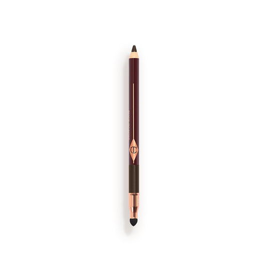 Charlotte Tilbury pencil front packaging showing product and shade benefits