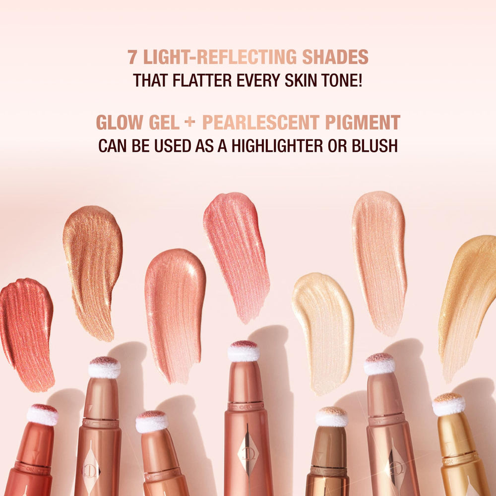Charlotte Tilbury wand in hand for scale and portable everyday use convenience