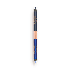 Charlotte Tilbury Super Blue front view showing dual-ended pencil and packaging benefit long wear