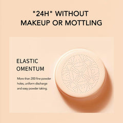 Charm Kiss mushroom applicator closeup delivering even, quick coverage