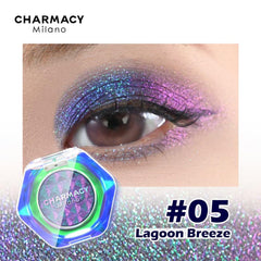 Charmacy Milano close-up texture revealing glitter blend for reflective dimension