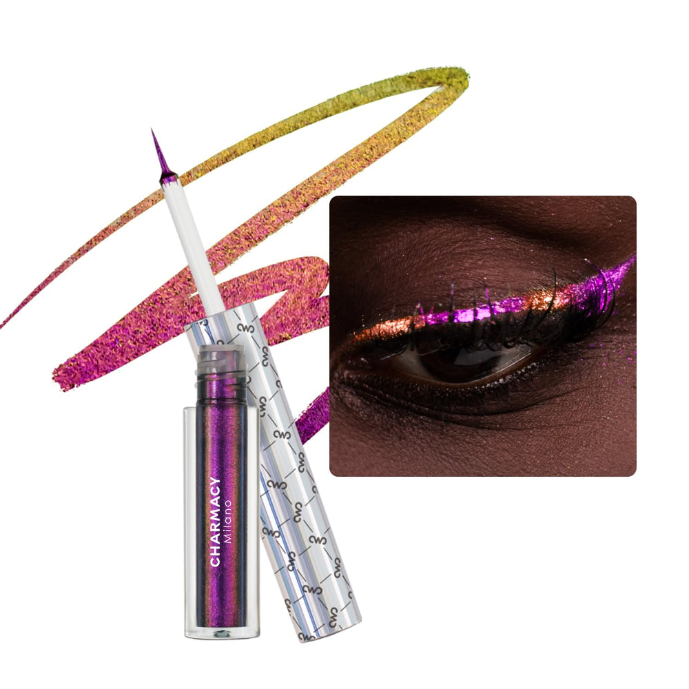 CHARMACY packaging front view showing product and metallic shimmer benefit