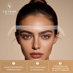 Charme Princesse transparent ruler detail highlighting visible markings and accuracy