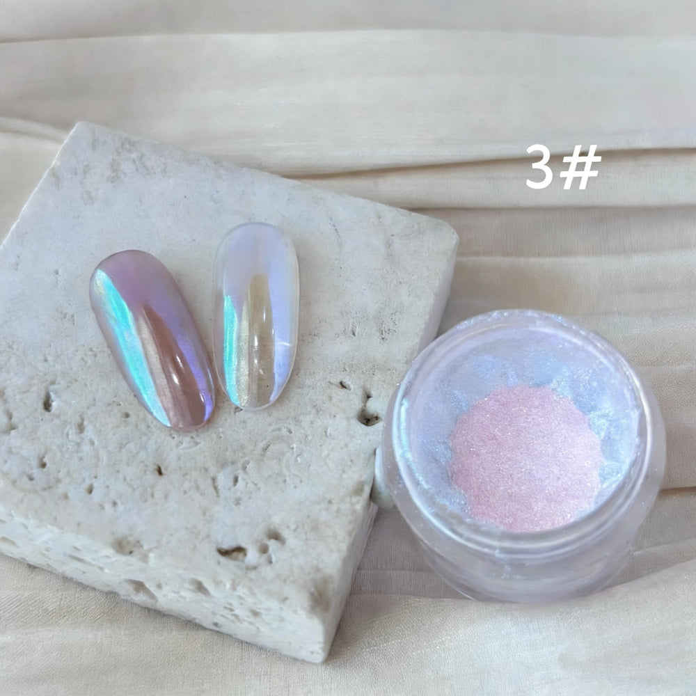 CHARMING MAY jars in hand to show compact scale and travel-friendly convenience