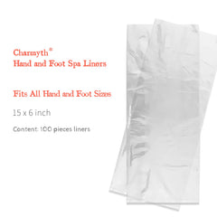 Charmyth close-up of transparent PE material highlighting leak resistance