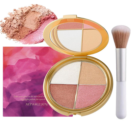 Charunee front packaging compact showing palette and brush for easy travel