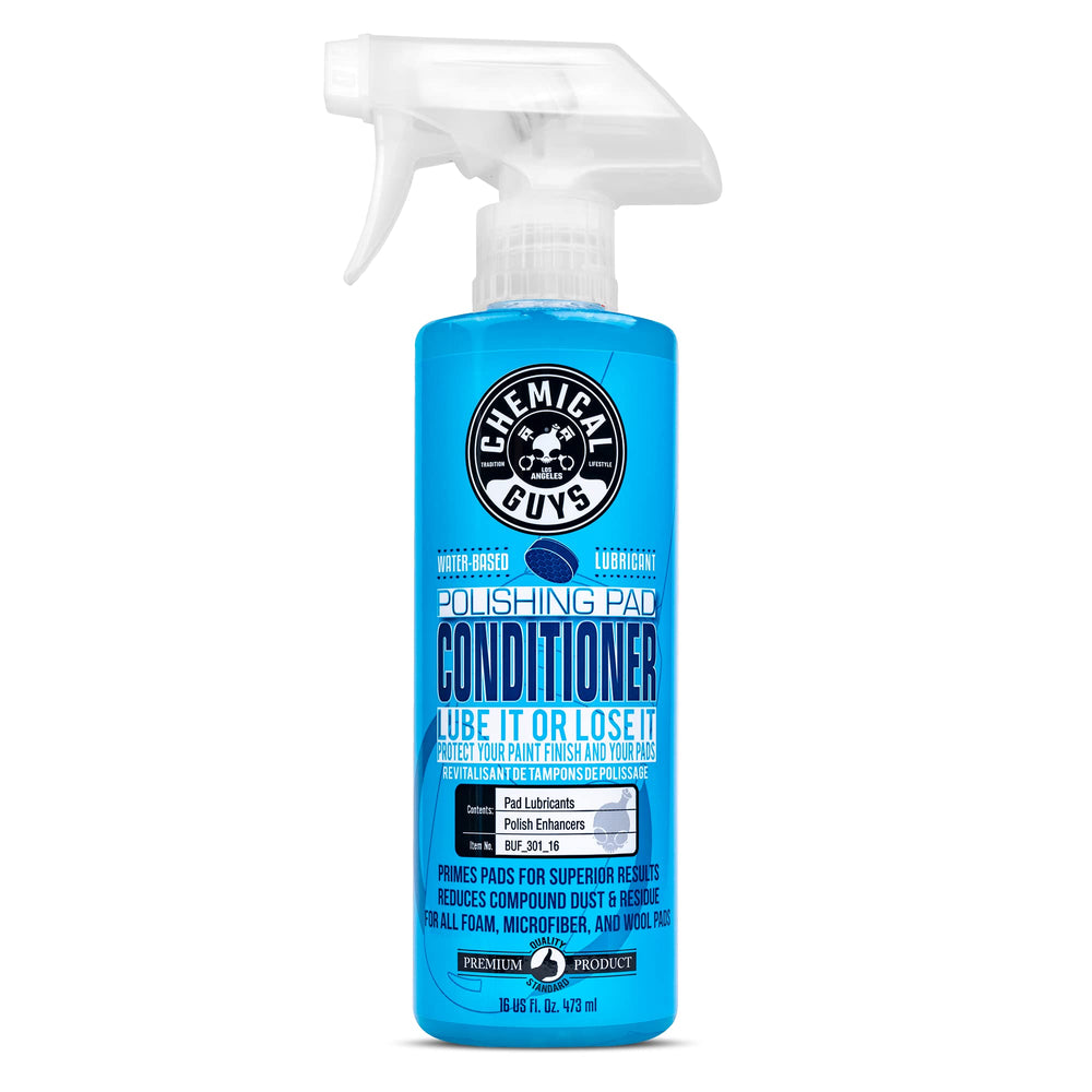 Chemical Guys bottle front view showing product and easy‑to‑use cap benefit