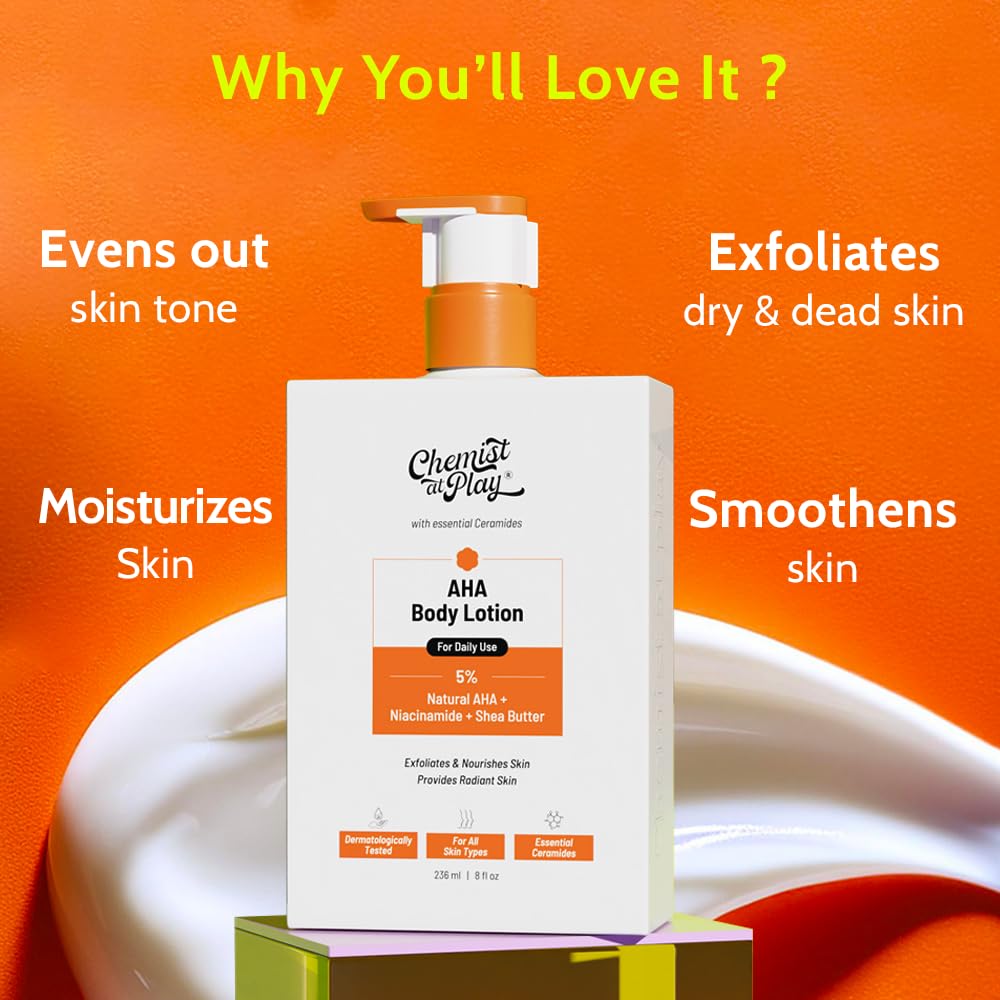 Chemist at Play lotion texture close-up revealing smooth, non-greasy consistency