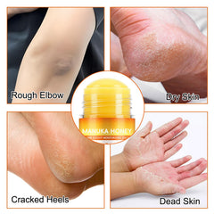 chenyayun balm in use on heel demonstrating softening and smoothing benefit