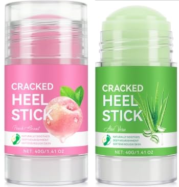 chenyayun front packaging of peach aloe urea stick showing compact travel-ready balm