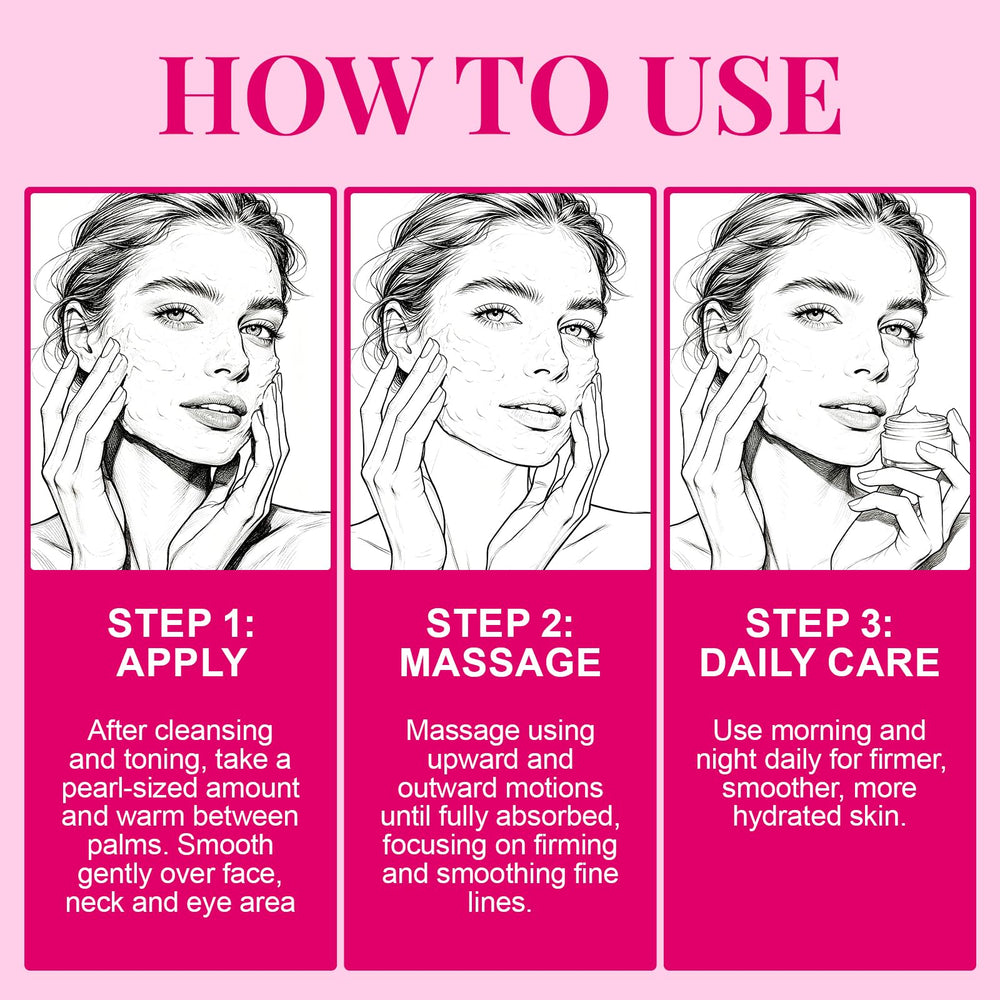 CHHQLZS cream on bathroom vanity for daily routine and radiant skin benefit