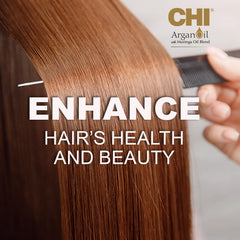 CHI shampoo with conditioner pair illustrating complete argan system benefits