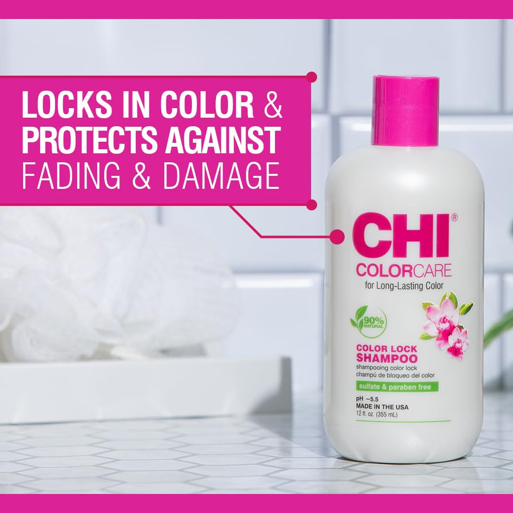 CHI back label close-up with ingredient list and usage directions