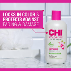 CHI back label close-up with ingredient list and usage directions