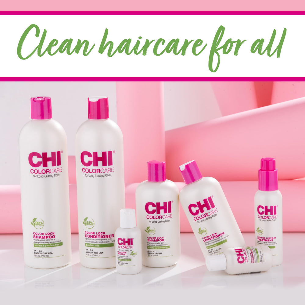 CHI conditioner being applied to damp hair for easier detangling