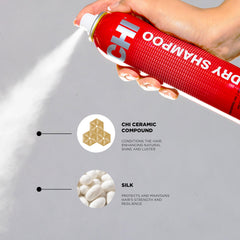 CHI dry shampoo creates texture and volume for styling