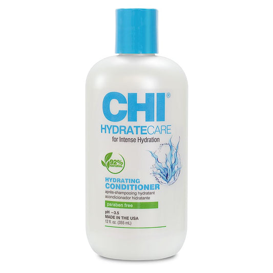 CHI HydrateCare front bottle showing branding and 12 oz size for clear identification