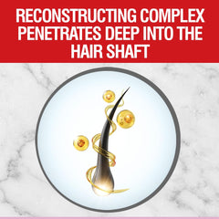 Applying CHI to damp hair to protect and detangle before styling