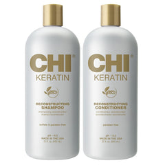 CHI front packaging showing both 32 oz bottles and product benefits