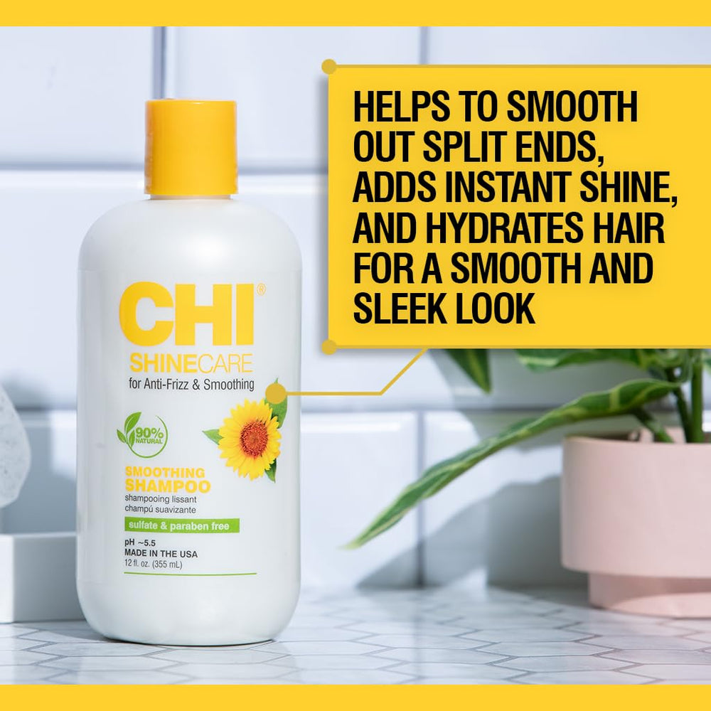 CHI label close-up highlighting ingredients and clean-formula benefit