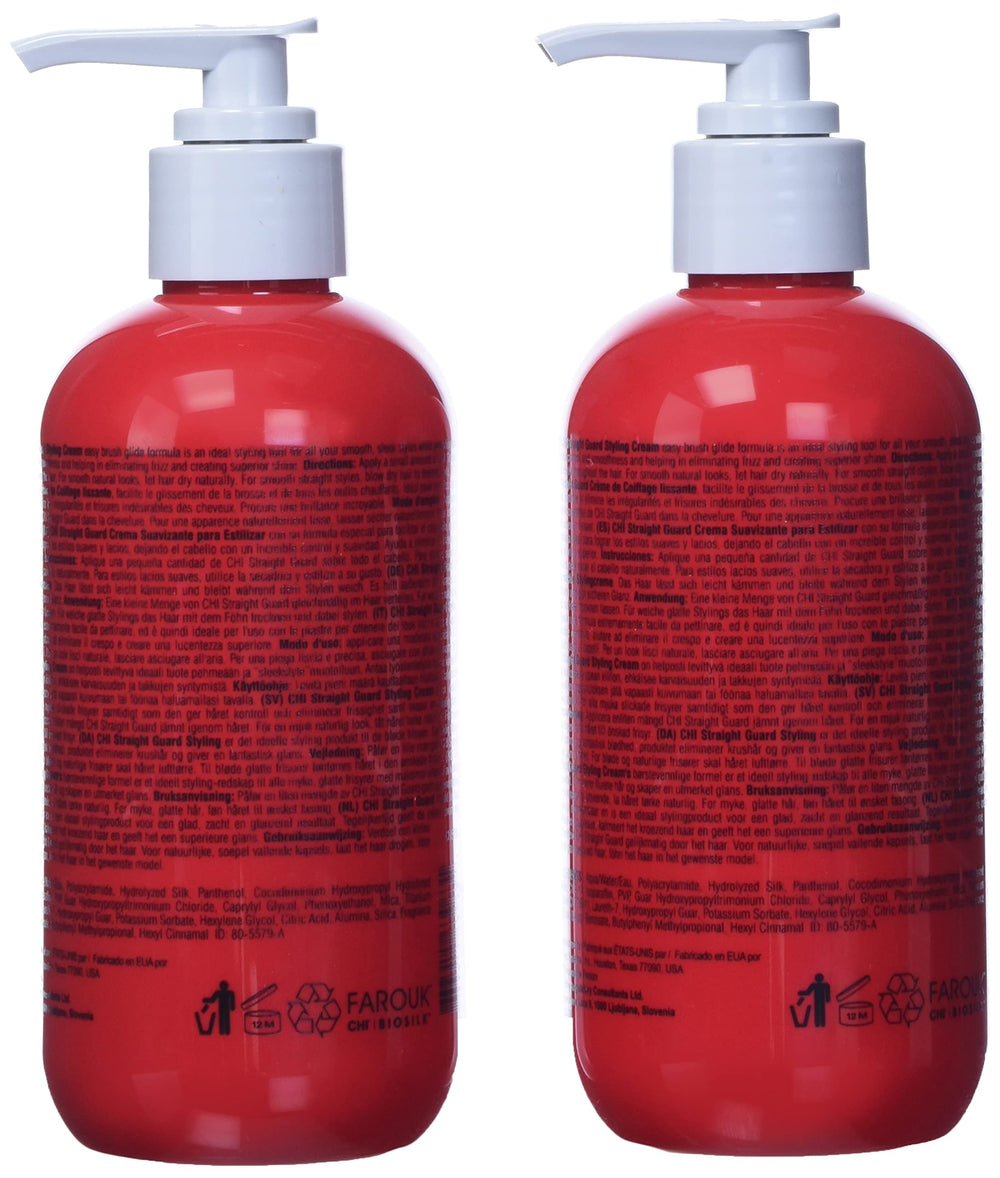 CHI Straight Guard cream texture close-up illustrating smooth spreadability