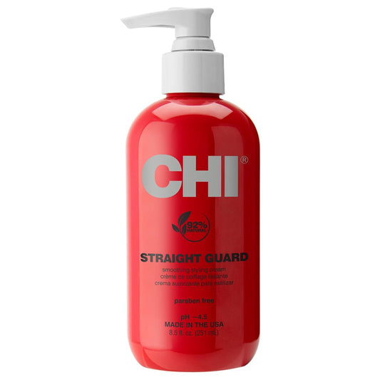 CHI Straight Guard front bottle showing full packaging and easy dispensing benefit
