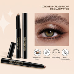 Chifure eyeshadow stick arm swatch demonstrating rich, buildable pigment