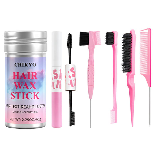 CHIKYO front packaging showing full 6-piece styling set and tidy layout benefit