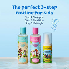 Childs Farm conditioner in bathroom scene suggesting family-friendly routine