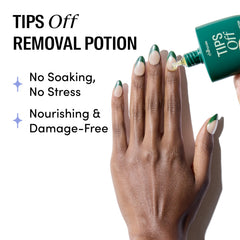 Chillhouse Tips Off label close-up highlighting ingredients and easy application benefit
