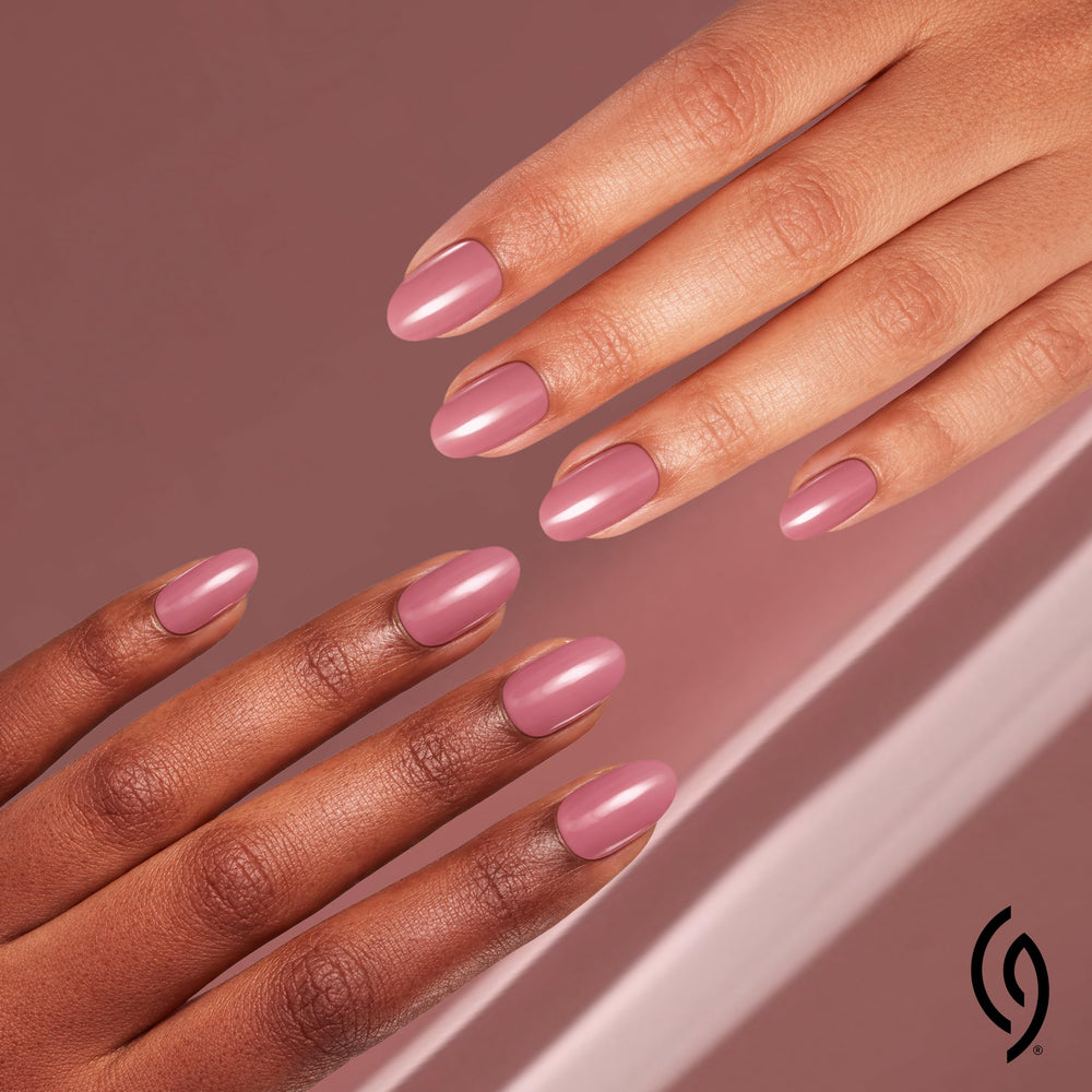 China Glaze brush detail displaying wide fan brush for smooth application