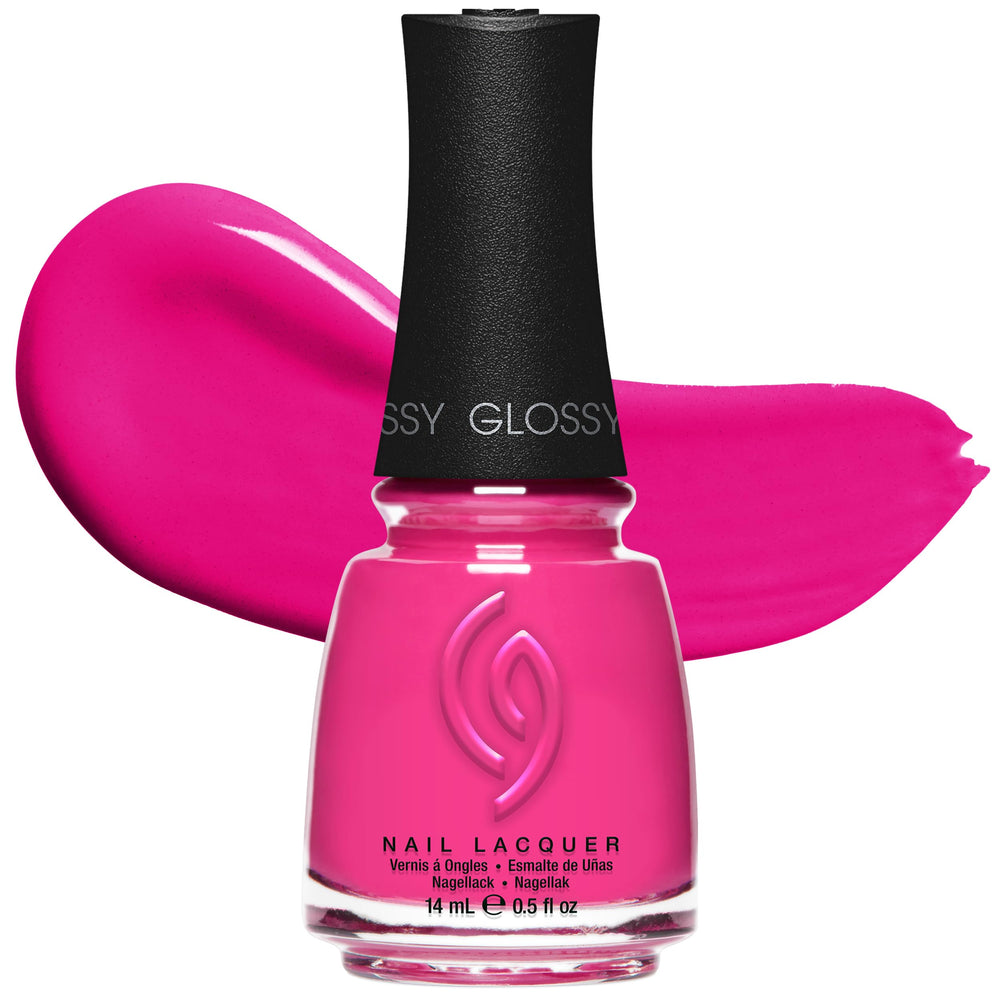 China Glaze lifestyle evening look nails showing bold color for events