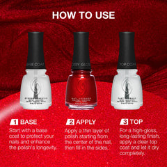 China Glaze manicure lifestyle shot showing salon-quality results benefit