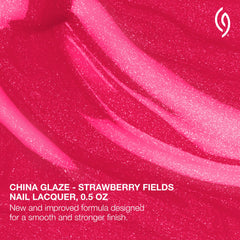 China Glaze close-up shimmer texture emphasizing glossy light reflection