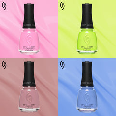 China Glaze bottle cap and label view showing 0.5 fl oz size and brand