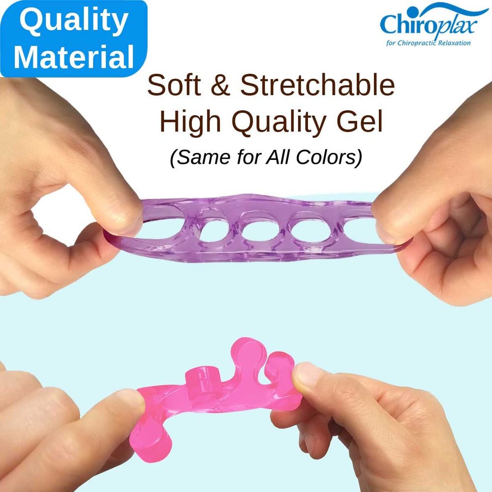 Chiroplax close-up of silicone gel texture highlighting soft stretchable material